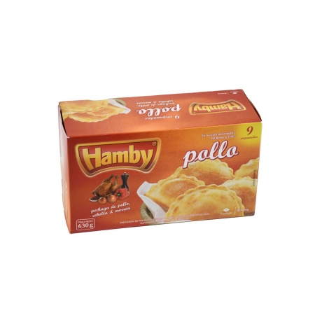 EMPANADAS HAMBY POLLO X 9