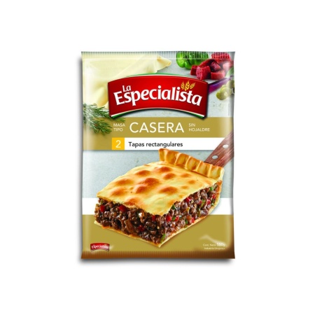TAPA PASCUALINA RECTANGULAR LA ESPECIALISTA CASERA
