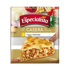 TAPA PASCUALINA REDONDA CASERA LA ESPECIALISTA