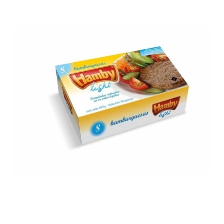 HAMBURGUESA HAMBY LIGHT X 8