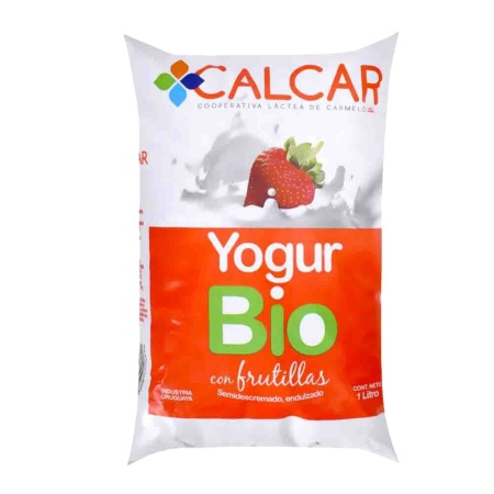 YOGUR BIO FTAL FRUTILLA CALCAR 1 LT