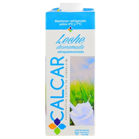 LECHE DESCREMADA UHT-TETRA.P CALCAR 1 LT