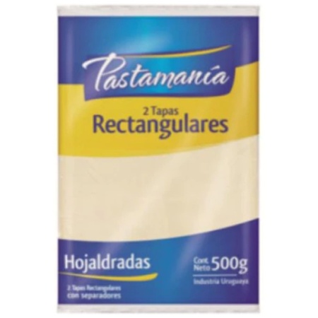 TAPA PASCUALINA RECTANGULAR PASTAMAN S/HOJALDRE