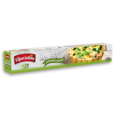 MASA P/TARTAS Y QUICHES BRISA 300 GR