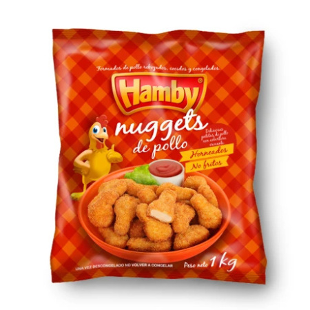 NUGGETS DE POLLO HAMBY X 1 KG.