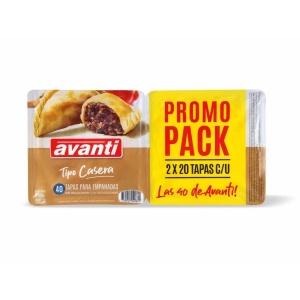 PROMO PACK EMPANADAS CASERA AVANTI X 20