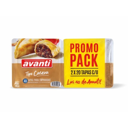 PROMO PACK EMPANADAS CASERA AVANTI X 20