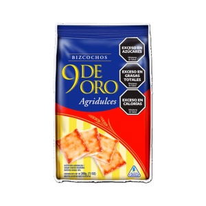 GALLETA AGRIDULCE 9 DE ORO 100 GR.