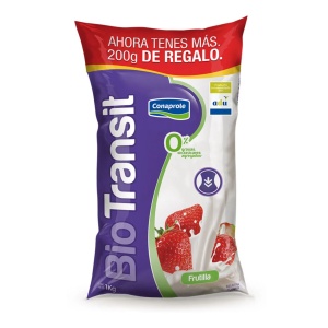 YOGUR BEBIBLE BATIDO FRUTILLA LIGHT 1.2 LT
