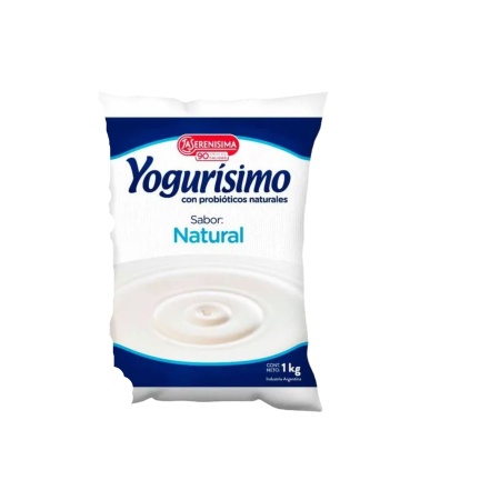 YOGURISIMO NATURAL SACHET 1LT.
