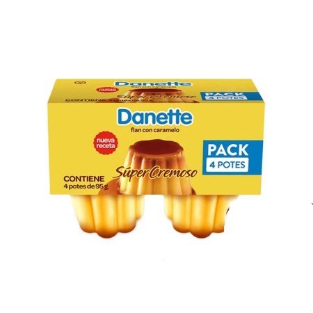 POSTRE FLAN DANETTE VAIN PACK 2X2 380 GR