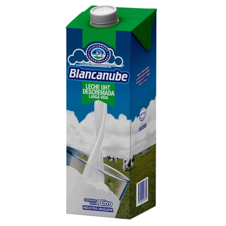 LECHE BLANCA NUBE DESCREMADA 1 LT
