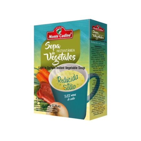 SOPA INSTANTANEA MONTE CUDINE VEGETALES BAJO SODIO