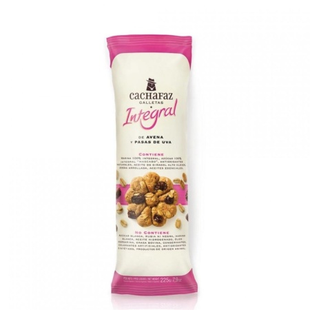 GALLETA INTEGRAL CACHAFAZ AVENA/PASAS
