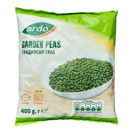 ARVEJAS ARDO CONGELADAS X 400 GR.