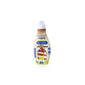 SALSA P/HELADO CHOCOLATE 0% LOS NIETITOS 330 GR.