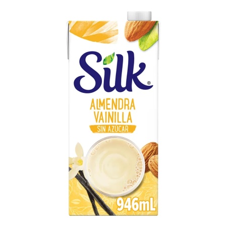 LECHE ALMENDRA SILK VAINILLA S/ENDULZ. 946ML