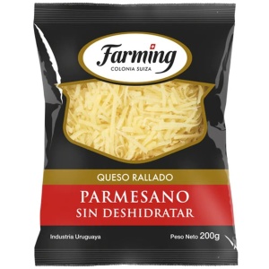 QUESO RALLADO FARMING PARMESANO 200 GR