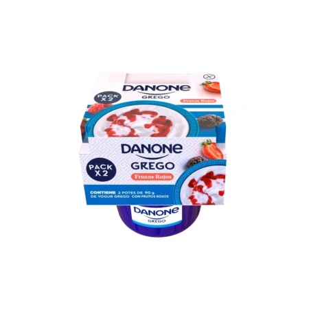 YOGUR GRIEGO FRUTOS ROJOS X2 90 GR