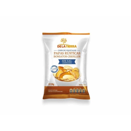 PAPAS RUSTI/BONIATO SIN SAL DE TIERRA 120 GR.