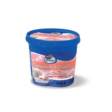 HELADO ARCOR MARMOLADO DE FRUTILLA 900CC.