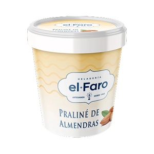 HELADO EL FARO PRALINE ALMENDRAS