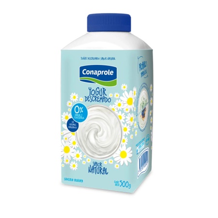 YOGUR NATURAL DESCREMADO CONAPROLE 500 ML