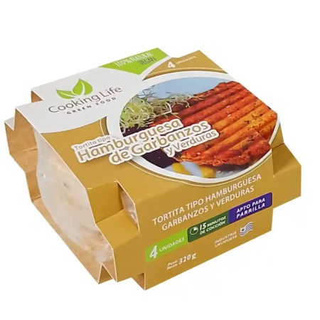 TORTITAS B.LIFE GARB/VERDURA X4 320GR.