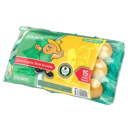 HUEVOS COLORADOS ECOLOGITO X 15