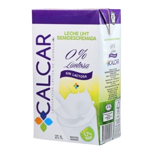 LECHE UHT SEMIDESCREMADA 95% DESLACTOSADA 1 LT