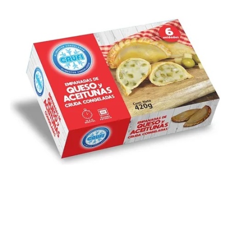 EMPANADAS CRUFI QUESO Y ACEITUNAS X 6