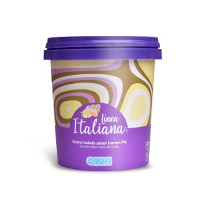 HELADO LINEA ITALIANA LEMON CRUFI PIE 500 ML.
