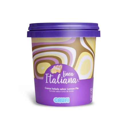 HELADO LINEA ITALIANA LEMON CRUFI PIE 500 ML.