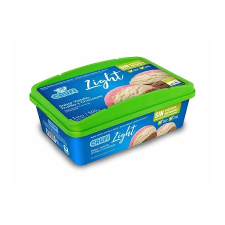 HELADO CRUFI DIET VAINILLA/FRUT/CHOCOL. 1 LT.