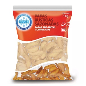 PAPAS RUSTICAS CRUFI SAZONADAS 1 KG