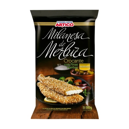 MILANESA MERLUZA CROCANTE 500 GR.