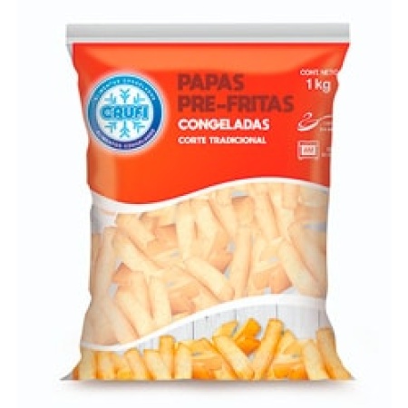 PAPAS PRE-FRITAS CRUFI CLASICAS 1 KG