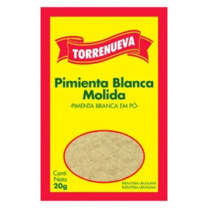 PIMIENTA BLANCA MOLIDA TORRENUEVA 20 GR.