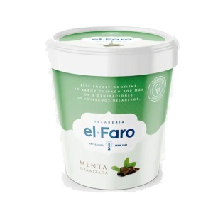 HELADO EL FARO MENTA GRANIZADA