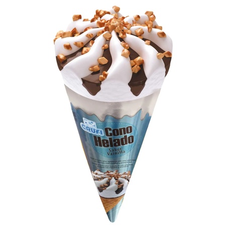 HELADO CRUFI CONO VAINILLA