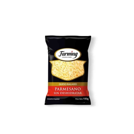 QUESO RALLADO FARMING PARMESANO 100 GR