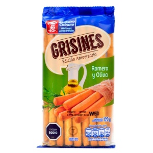 GRISSINES BIMBO GOURMET ROMERO/OLIVA 120 GR.