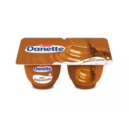 POSTRE DANETTE DULCE DE LECHE PACK X2 190 GR