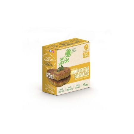 HAMBURGUESA ORO VERDE GARBANZOS 250 GR.
