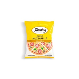 QUESO MUZZARELLA RALLADO FARMING 200 GR