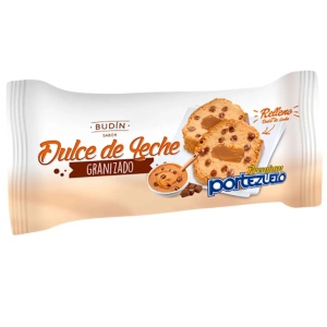 BUDIN PORTEZUELO DULCE DE LECHE GRANIZADO 275 GR.