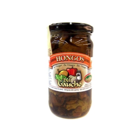 HONGOS EN VINAGRE DEL GAUCHO FRASCO 350 GR.