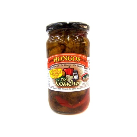 HONGOS EN ESCABECHE DEL GAUCHO FRASCO 350 GR.