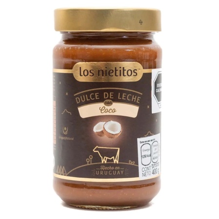 DULCE DE LECHE CON COCO 400 GR.