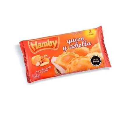 EMPANADAS HAMBY QUESO Y CEBOLLA X 3